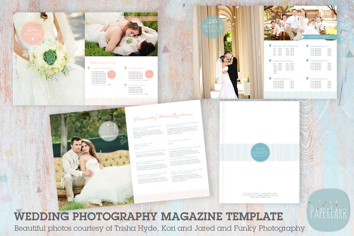 PG004 Wedding Photography Magazine, a Magazine Template by Paper Lark (Photo 3 of 4)