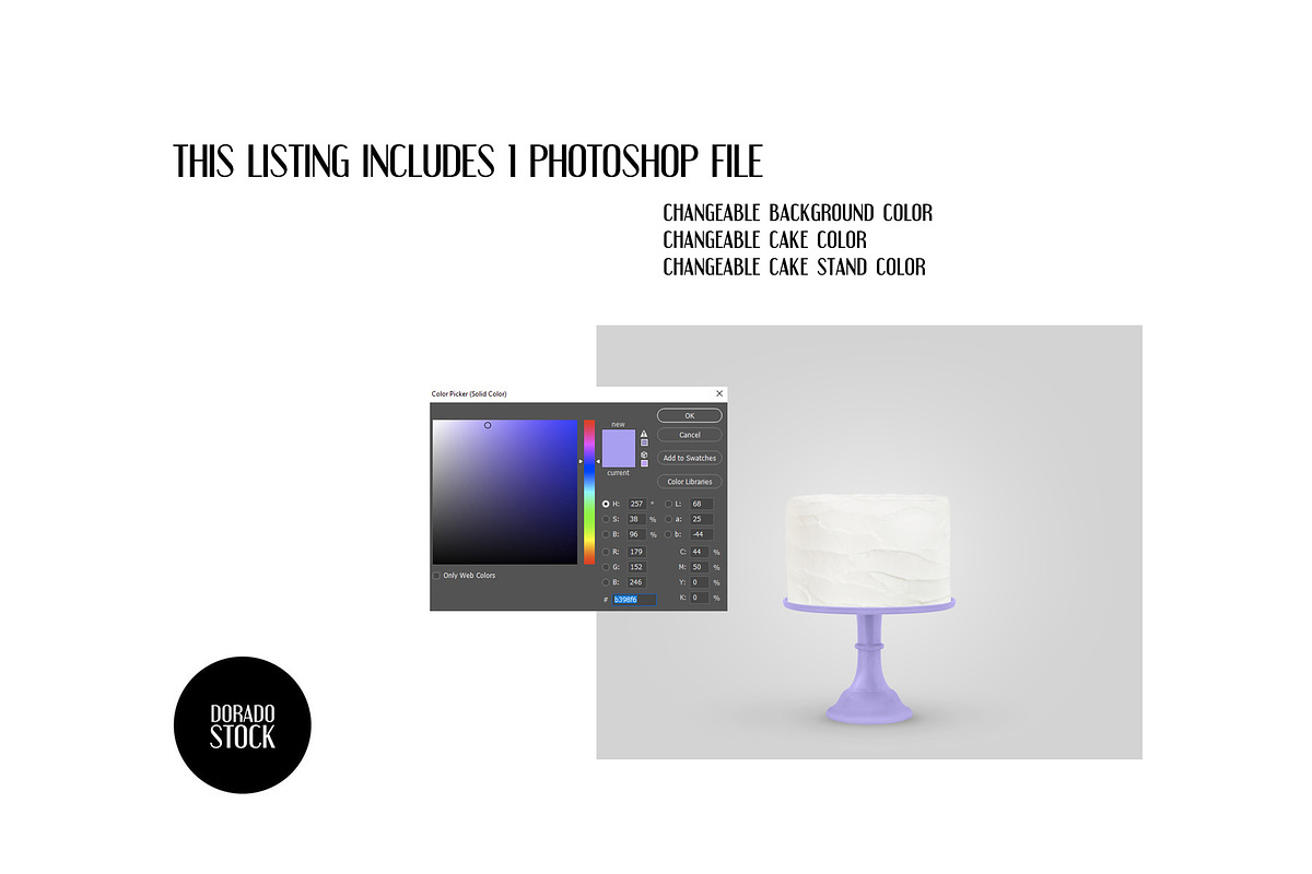 Isolated cake topper mockup, a Product Mockup by Dorado Stock (Photo 2 of 4)