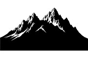 Mountain Range Silhouette, an Object Graphic by Designer_Momina (Thumbnail 9 of 20)
