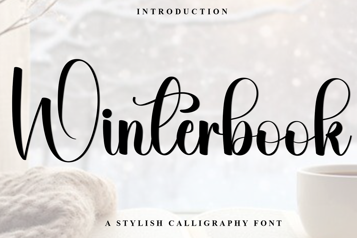 Winterbook, a Handwritten Font by InermediaSTUDIO (Photo 1 of 8)