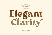 Richmond, a Serif Font by Umitype (Thumbnail 4 of 10)