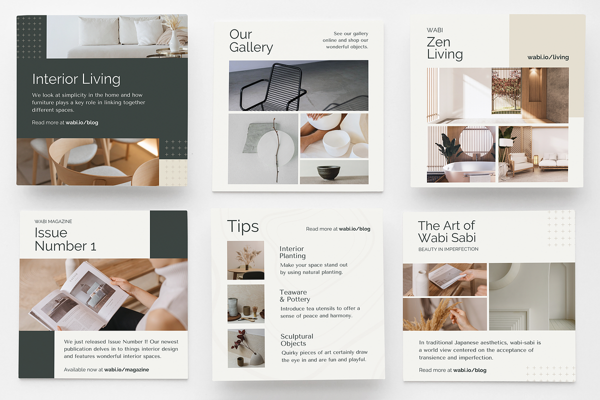 30 CANVA IG POSTS | WABI THEME, a Social Media Template by OEN Design (Photo 5 of 6)