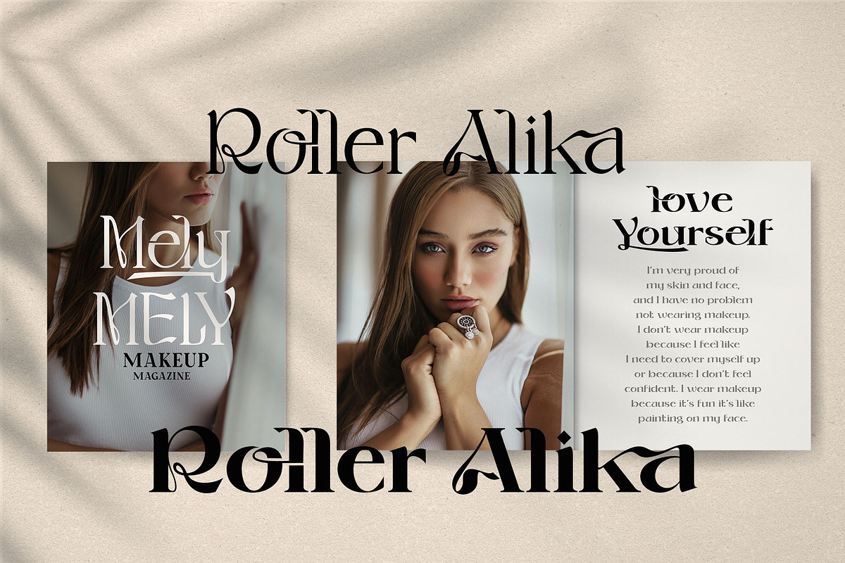 Roller Alika, a Serif Font by alit design (Photo 12 of 14)