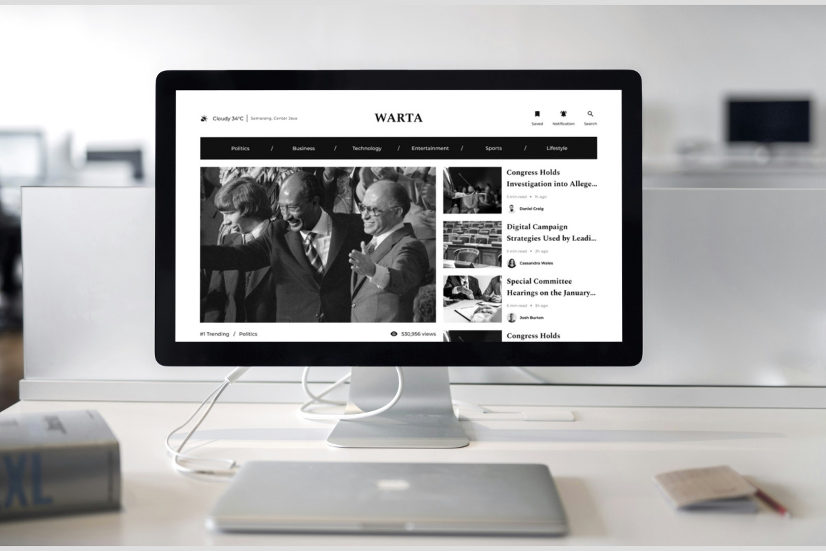 Warta - News Portal Landing Page, a Landing Page Template by twinstd (Photo 3 of 5)