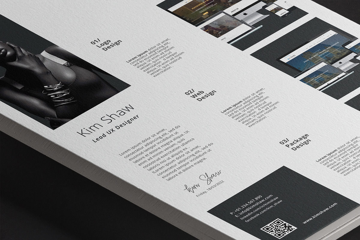 Kim Resume Template, a Resume Template by Nina Shaw (Photo 9 of 10)
