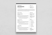 Resume Template, a Resume Template by DesignDevisers (Thumbnail 2 of 12)