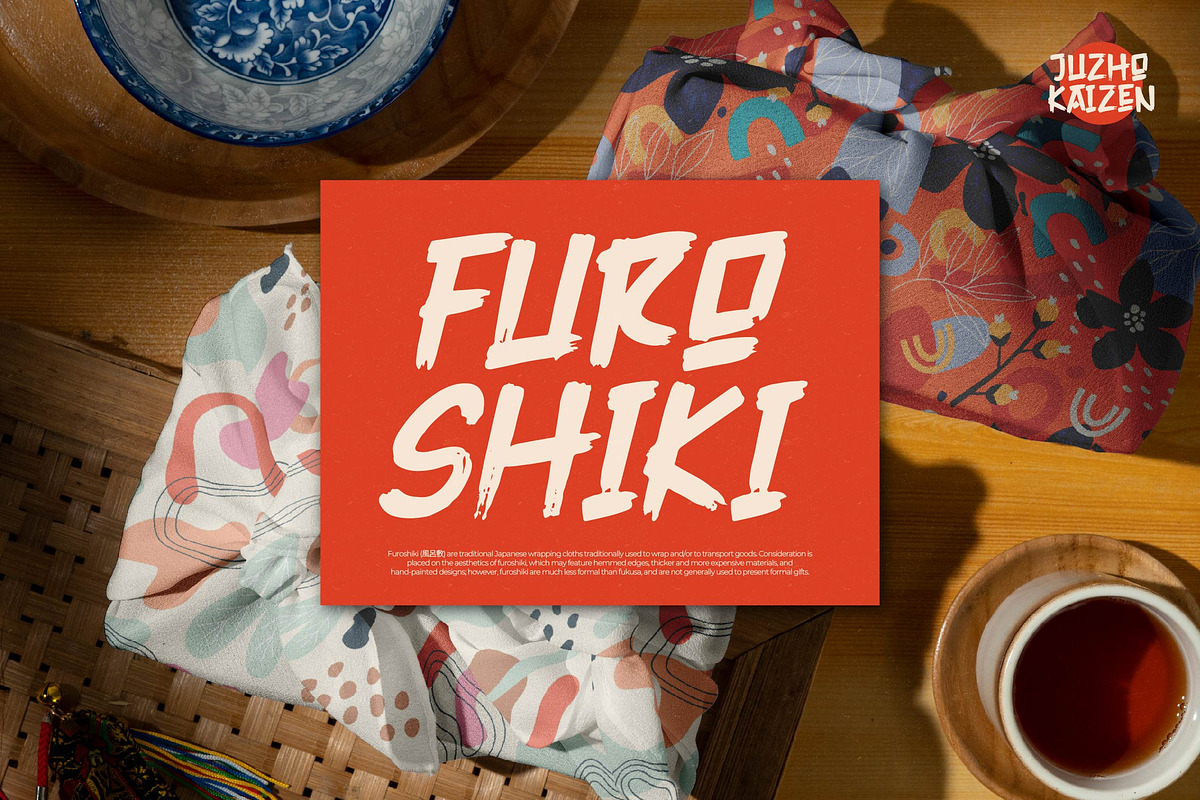 Juzho Kaizen | Japanese Brush Font, a Handwritten Font by Denustudios (Photo 5 of 14)