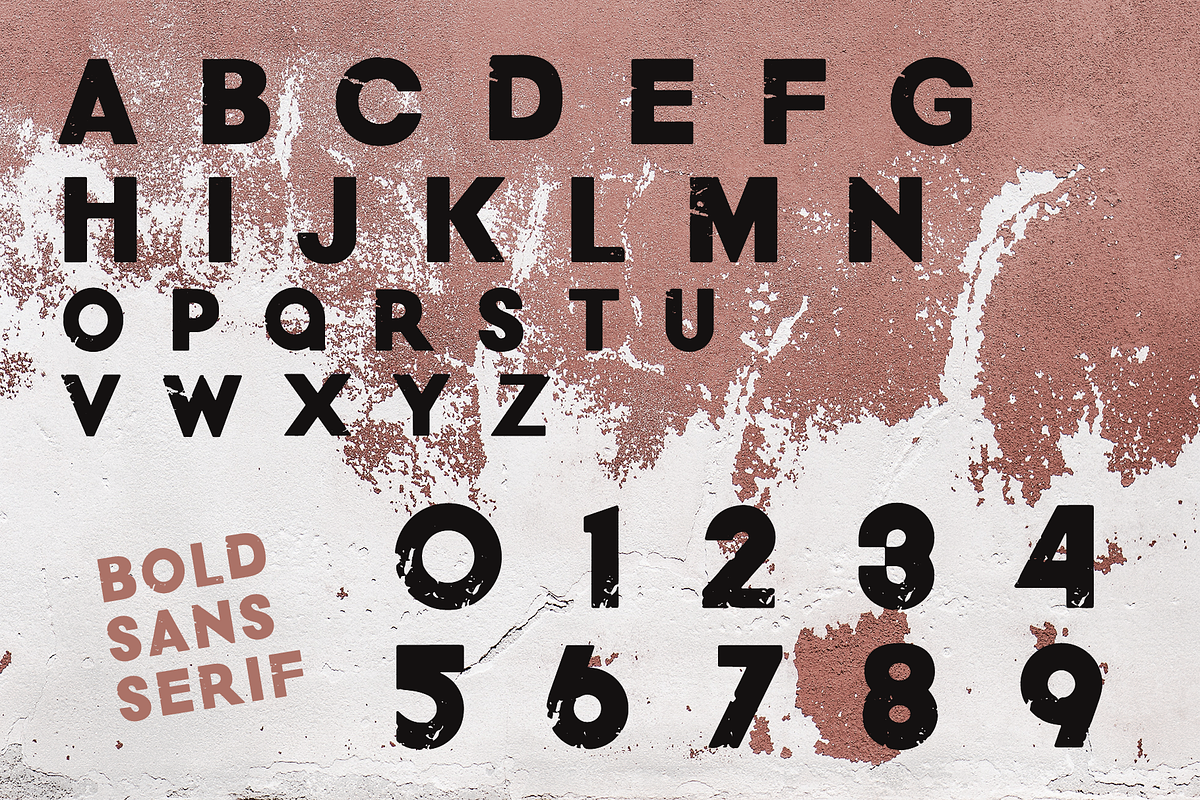Mermonte - Bold Sans Serif Font, a Sans Serif Font by ivan_artnivora (Photo 5 of 5)