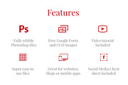 Pinterest Social Media Pack, a Social Media Template by Web Donut (Thumbnail 2 of 6)