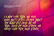 Rofas Brush - Dry Brush Font, a Handwritten Font by Dhabee (Thumbnail 13 of 15)