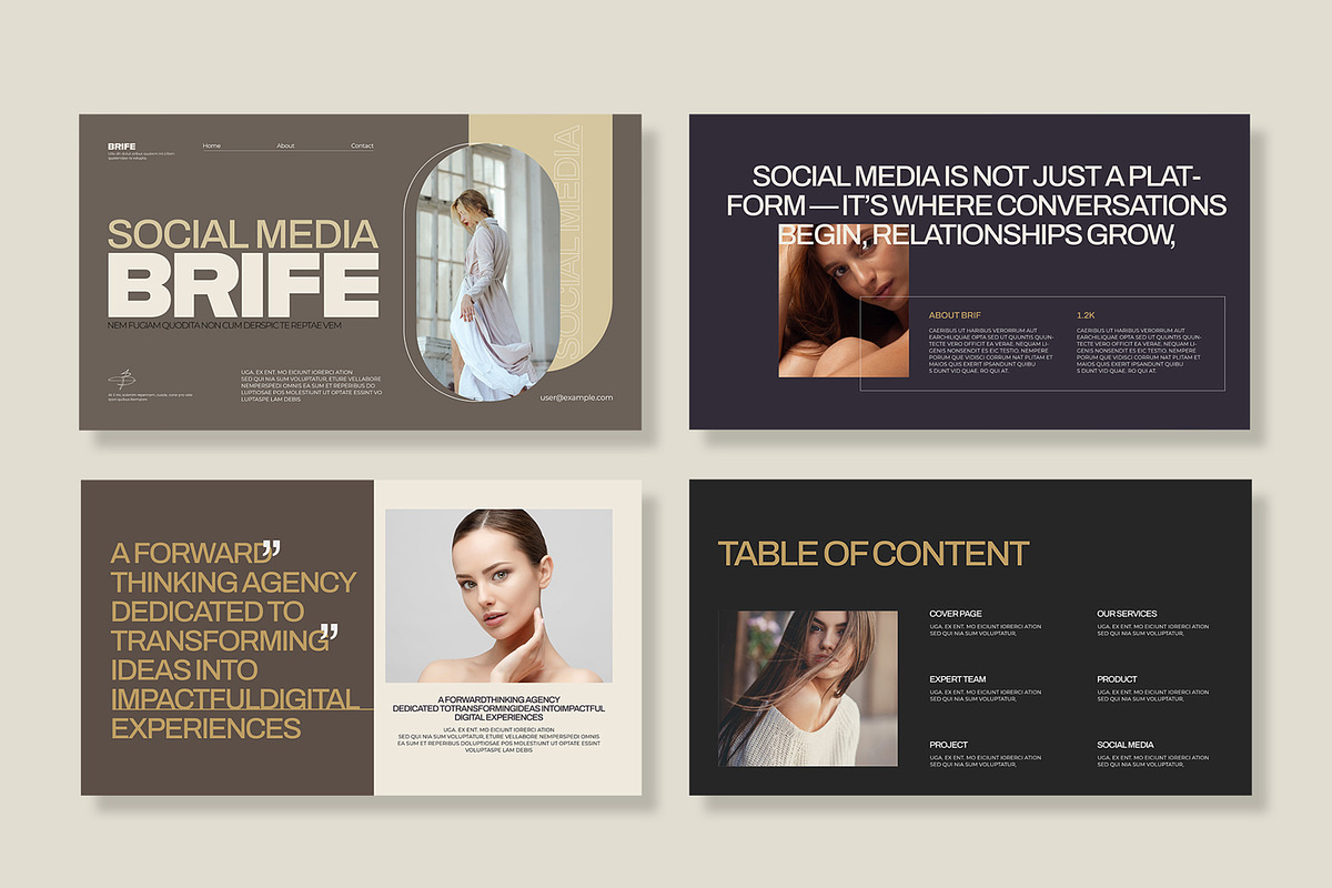 Social Media Brife Presentation preview 2