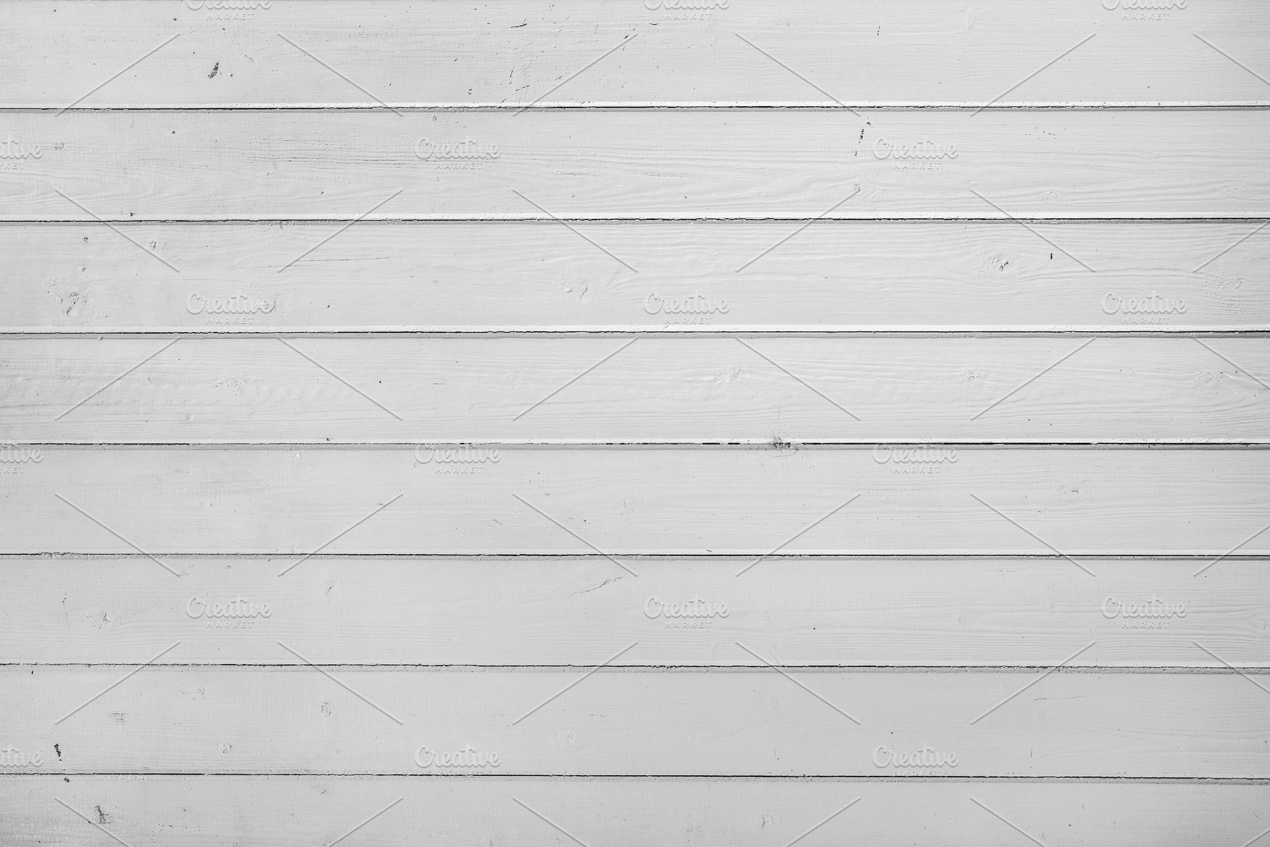 Horizontal wooden slats painted white with imperfections, an Abstract Photo by Davizro's Market