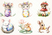 Burgundy Spring Sublimation Clipart, an Illustration by Watercolor design (Thumbnail 3 of 4)