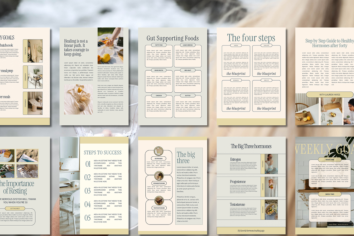 Canva Workbook + Slide Deck Bundle, a Marketing Template by Solana Creative Co. (Photo 11 of 13)