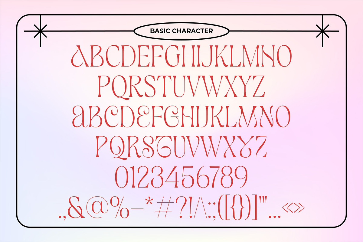 Starcheers - Unique Display, a Serif Font by Mokatype Studio (Photo 8 of 10)