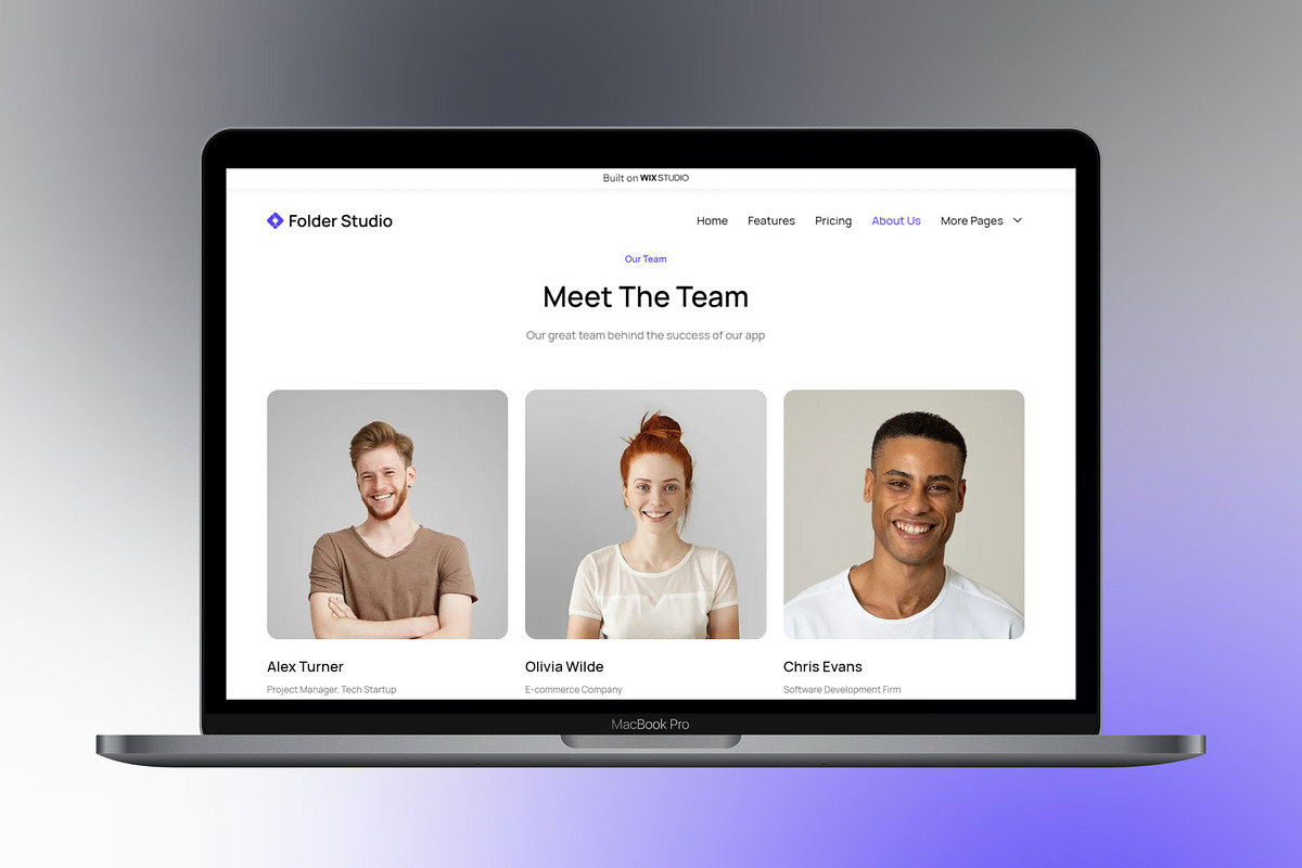 Folder Studio - Wix Studio Template, a Wix Template by TweakDesigns (Photo 5 of 7)