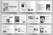 Modern Architecture Portfolio Layout, a Brochure Template by MightyDesign (Thumbnail 1 of 9)