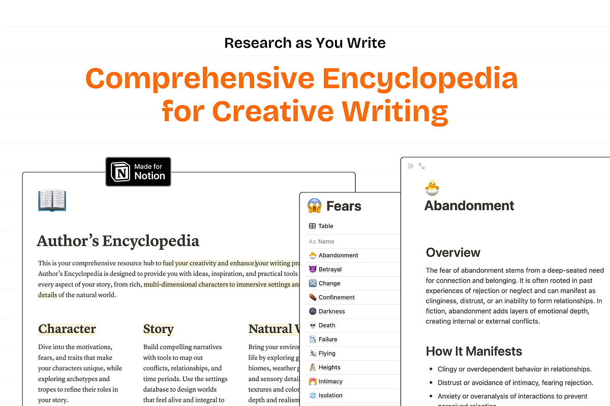 Author’s Sidekick: Notion Writing, a Templates & Theme by Is Right Here (Photo 3 of 5)