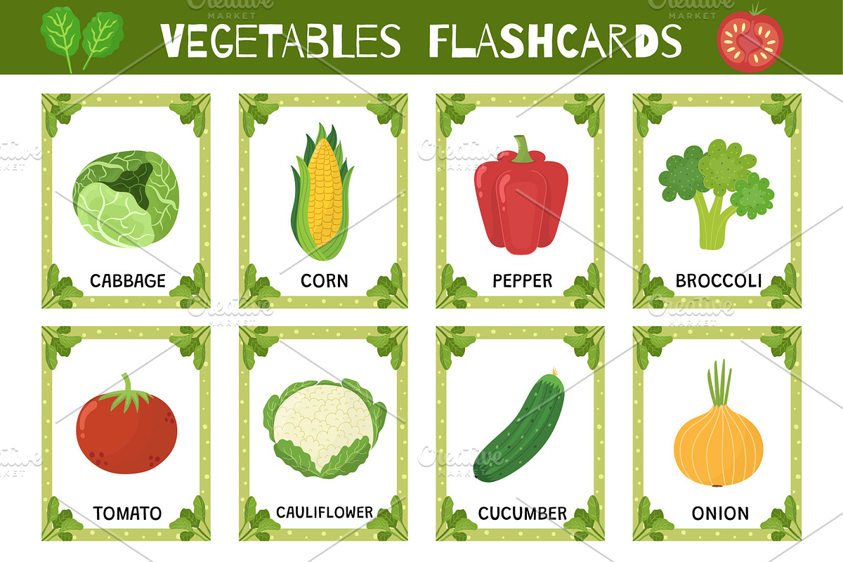 Flashcards for Kids Bundle: 570 in 1, an Education Illustration by Gulnara Sabirova (Photo 19 of 48)