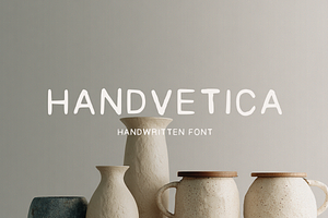 HANDVETICA – Handwritten Font, a Handwritten Font by Roooar Studio
