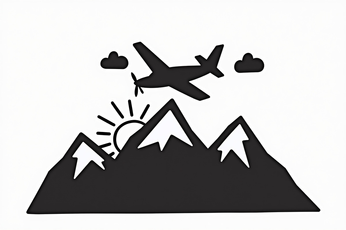 Adventure Plane & Mountain Set, an Illustration by BIPLOB EXPERT (Photo 9 of 9)