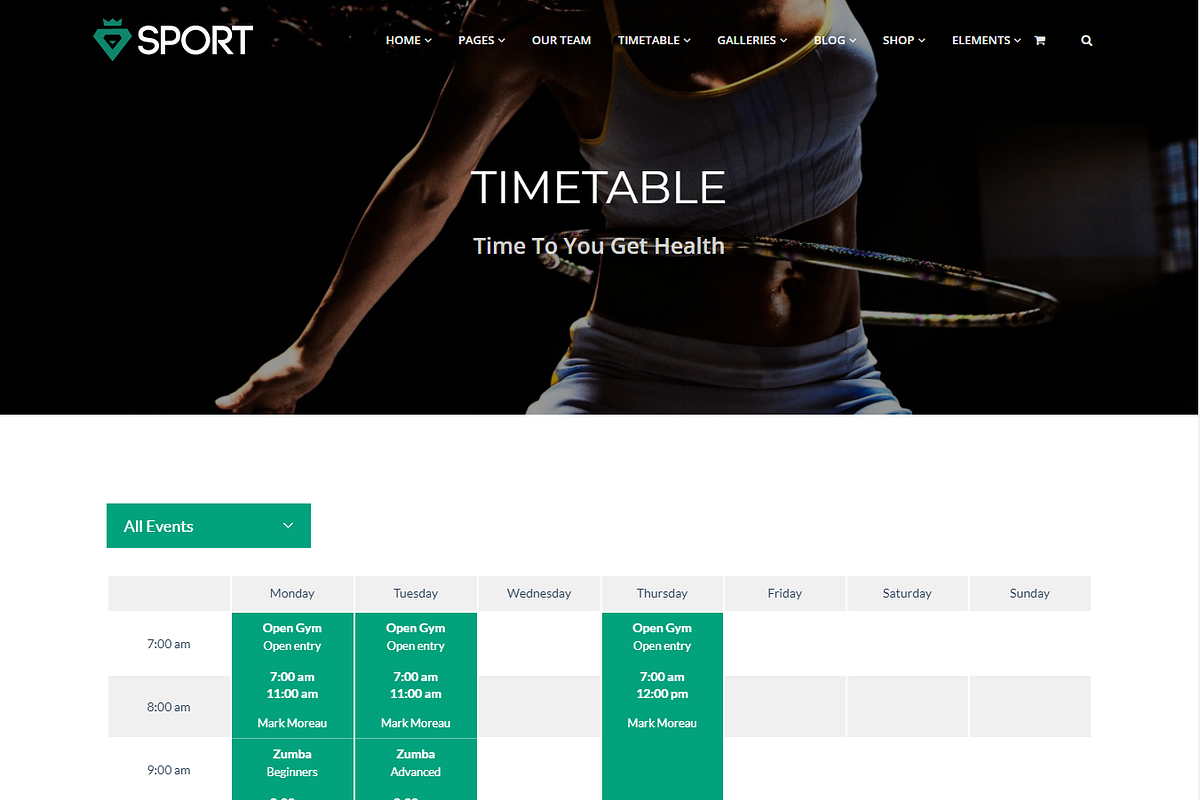 Sport Team & Athlete WordPress Theme, a WordPress Template by Visualmodo (Photo 17 of 21)