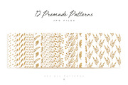 Gold Leaf Design Set, an Object Graphic by Lilac Paperie (Thumbnail 4 of 6)