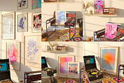 RETRO NOSTALGIA | Frame Mockup set, a Household Mockup by yuliyuri.studio (Thumbnail 2 of 14)