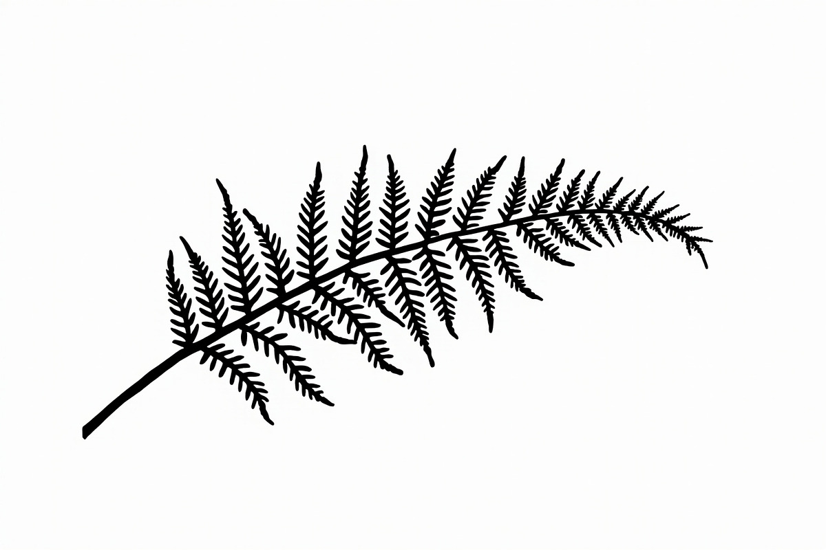8 Fern Leaf Silhouette Bundle, an Illustration by BIPLOB EXPERT (Photo 7 of 9)