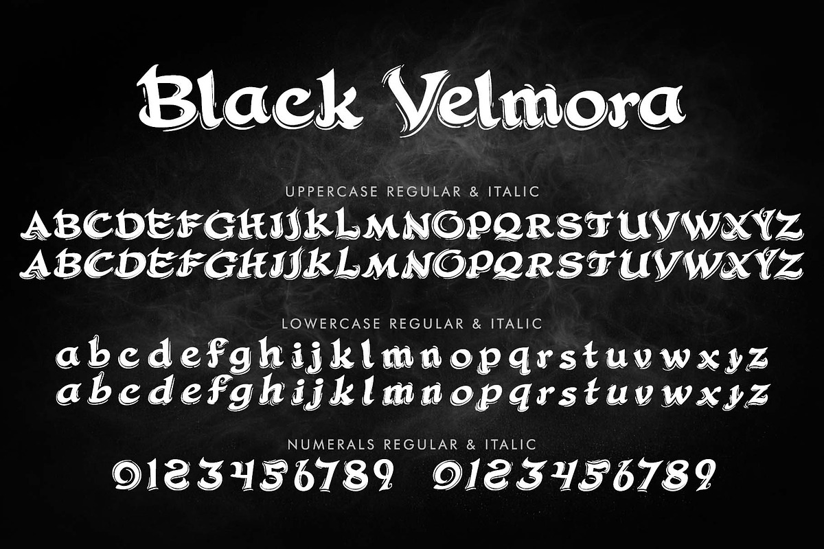 Black Vilmora, a Blackletter Font by Yoga Letter (Photo 7 of 7)