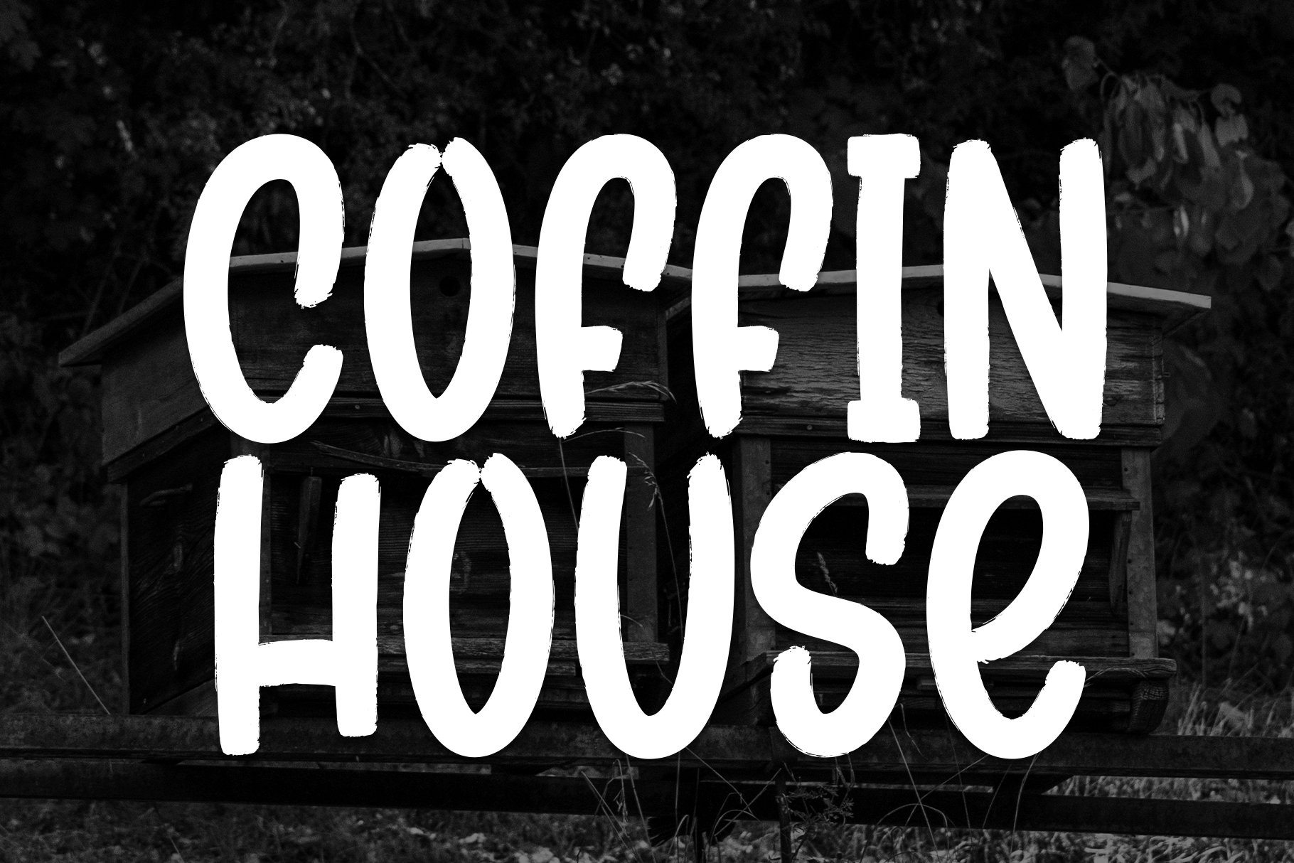 Coffin House | Script Font, a Script Font by Scratchones