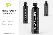 Matte Plastic Drink Bottle Mockup, a Product Mockup by Green Art (Thumbnail 1 of 4)