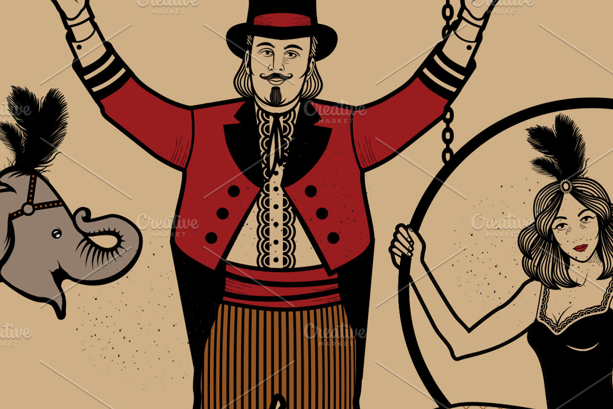 Circus set, an Illustration by Moloko88 (Photo 7 of 11)