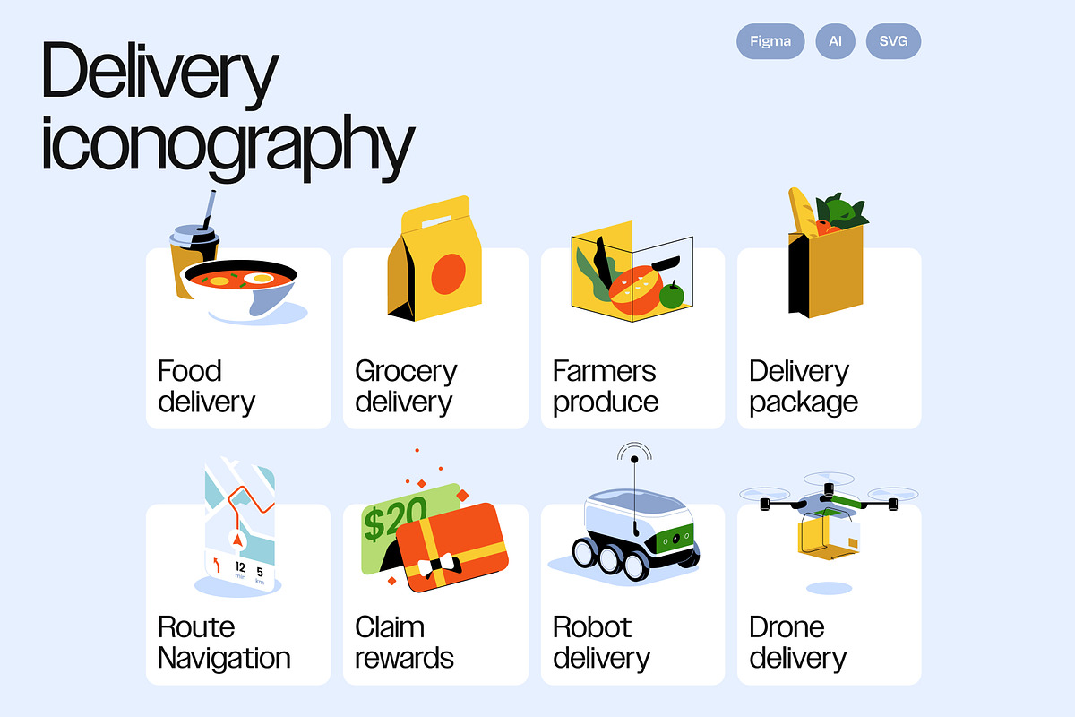 Isometric delivery illustrations, an iPhone Mockup by Formfrom (Photo 7 of 11)