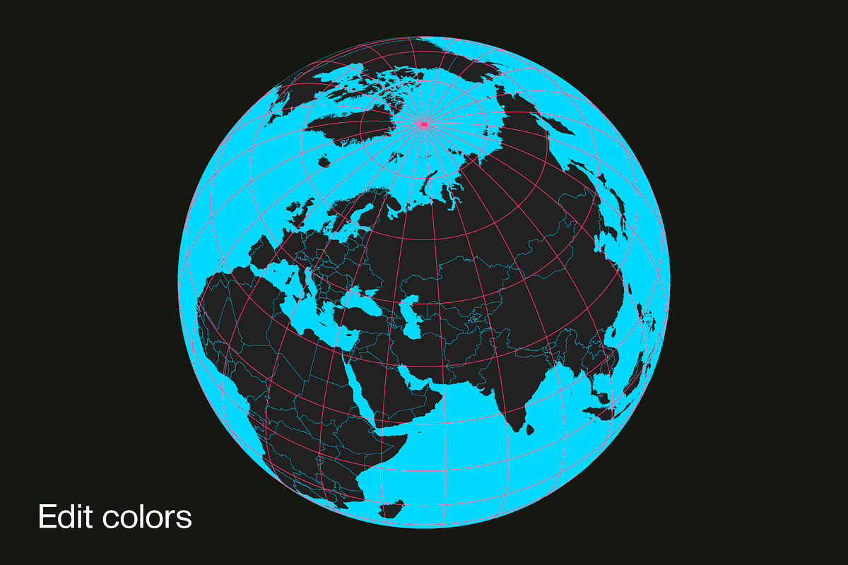 Eurasia – Globe Vector Map, a Graphic by Fucina™ (Photo 2 of 3)