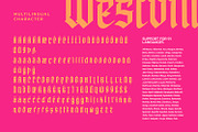 Westville, a Blackletter Font by Vintage Division (Thumbnail 10 of 10)