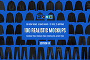 Realistic Streetwear Mockup Bundle, a Hoody Mockup by AtelierDuVow (Thumbnail 1 of 10)