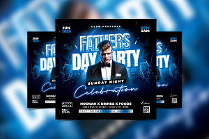 Fathers Day Flyer, a Flyer Template by StarPixles11