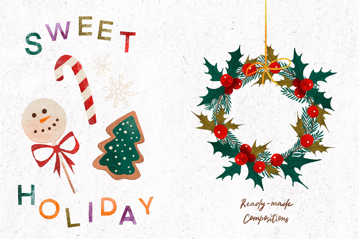 WINTER HOLIDAYS PACK, an Illustration by Maria Summer (Photo 19 of 24)