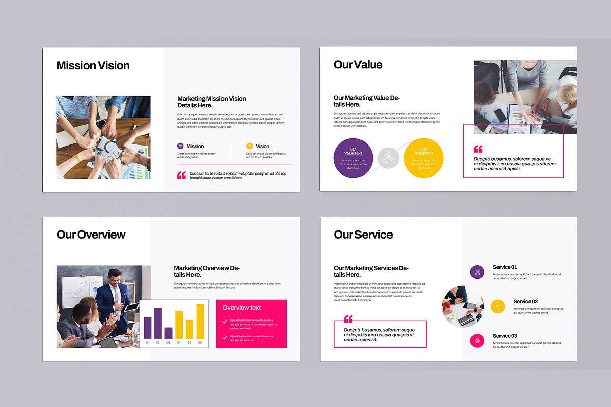 Marketing Plan Presentation Template, a Presentation Template by MightyDesign (Photo 3 of 8)