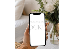 iPhone Mockup for Branding & Apps, a Product Mockup by MockupWizard