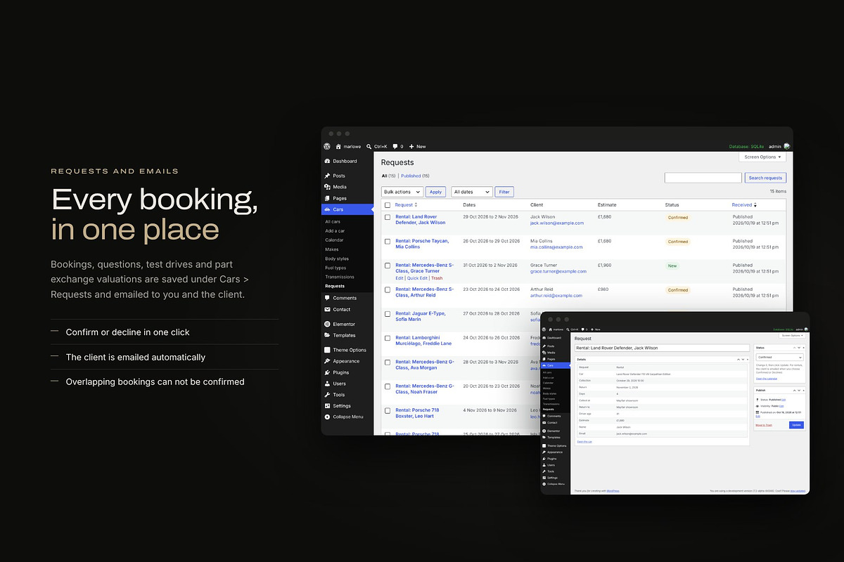 Marlowe Car Rental WordPress Theme, a WordPress Template by Tomasz Ganclerz (Photo 17 of 21)
