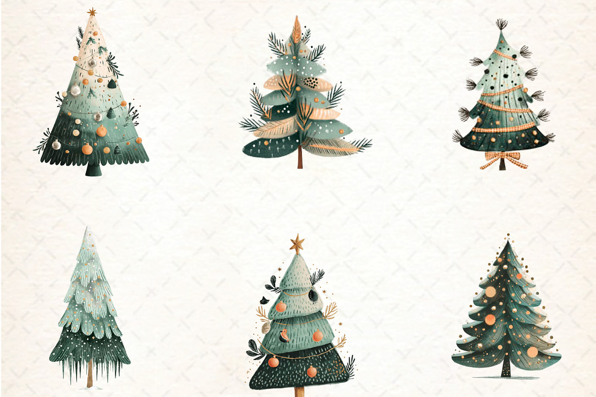 Hand-Drawn Christmas Tree PNG, an Illustration by DreamCafeArt (Photo 7 of 8)