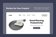 Morning Routine Productivity 3D Icon, an Object Illustration by twinstd (Thumbnail 5 of 6)