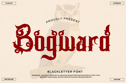 Bogward - Blackletter Font