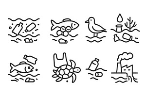 Illustrating the impact of plastic, an Animal Illustration by ZinetroN