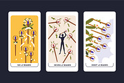 Suit of Wands tarot cards set, an Illustration by Good Studio (Thumbnail 5 of 6)