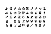 50 Coffee Icons, an Outline Icon by Side Project (Thumbnail 3 of 8)
