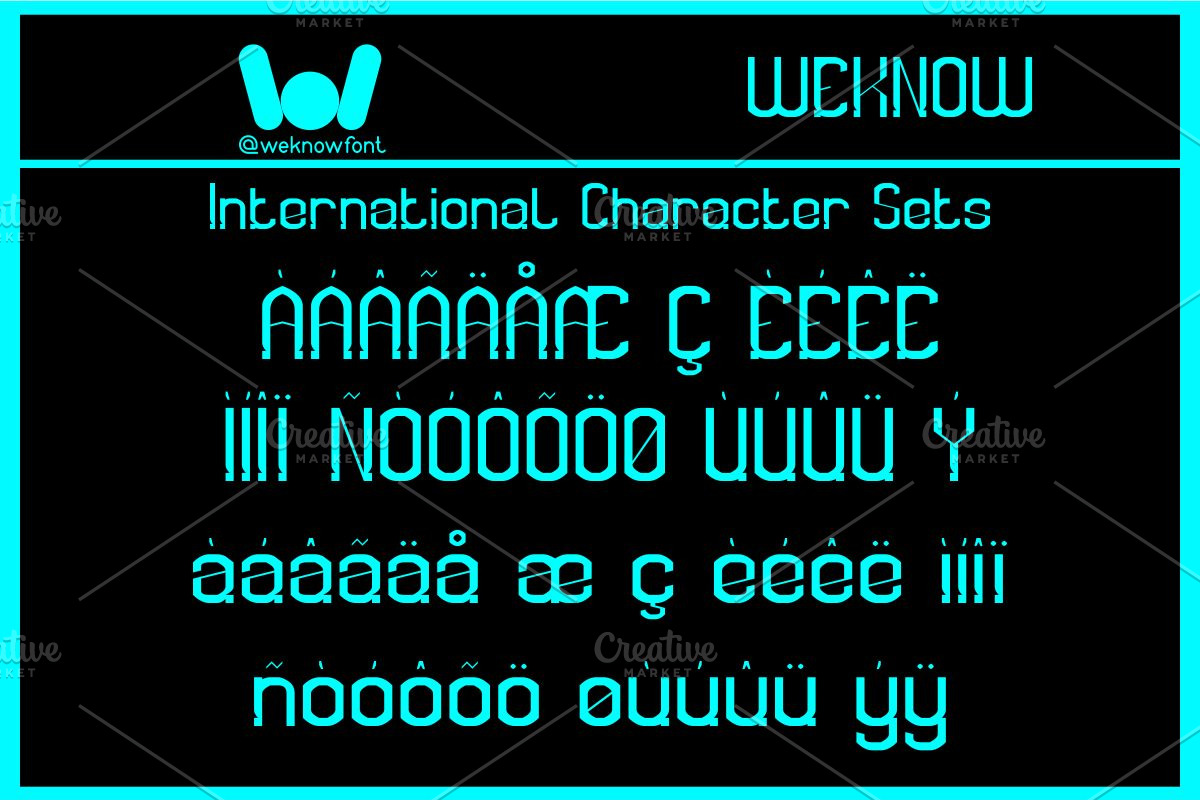 Electric Youth font, a Font by weknow (Photo 4 of 8)