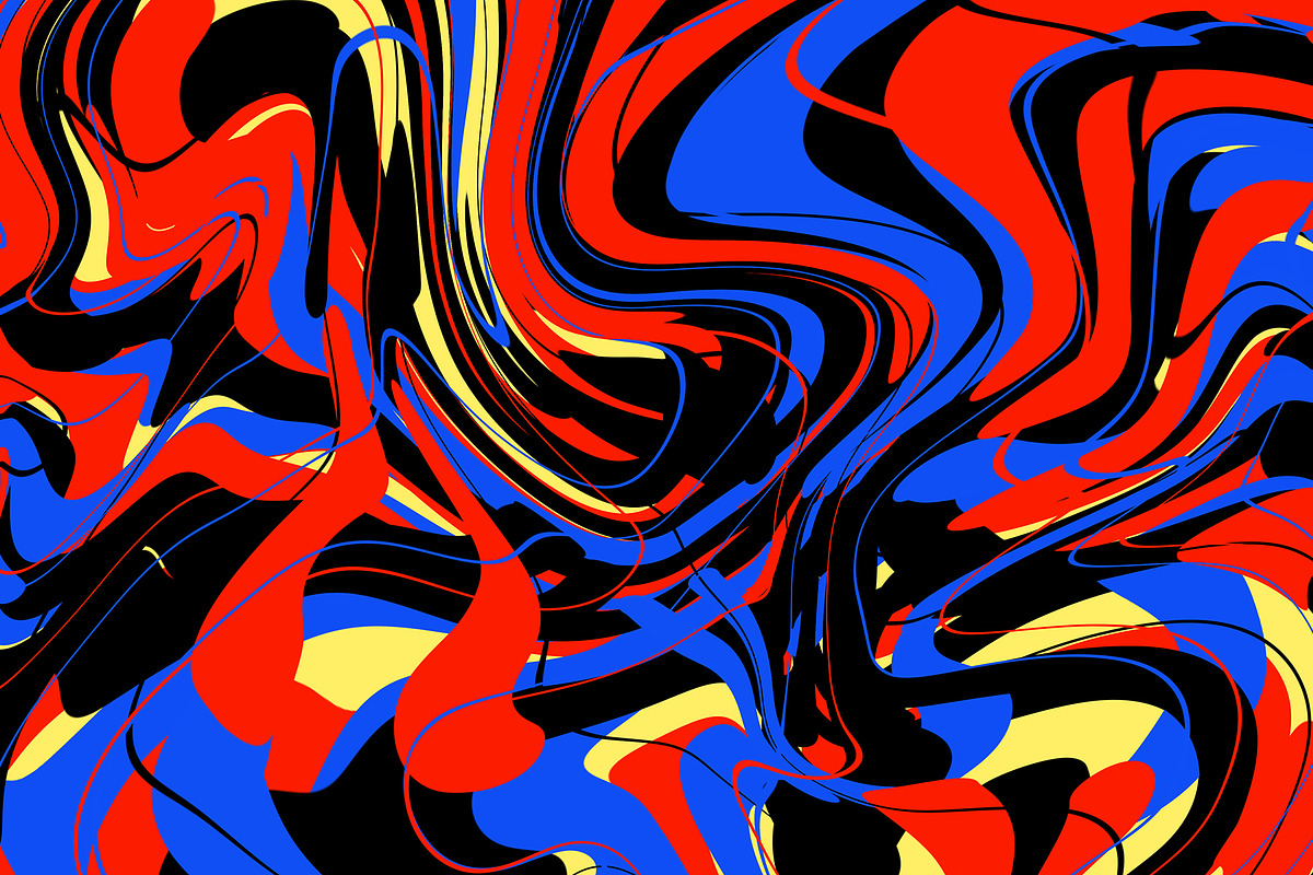 ABSTRACT PSYCHEDELIC BACKGROUND, a Pattern Graphic by asepmaulanaramdhan (Photo 3 of 12)